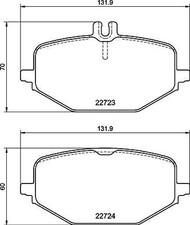 BREMBO P 50 161 Kit pastiglie freno per MERCEDES-BENZ CLASSE G (W463), GLE (V167