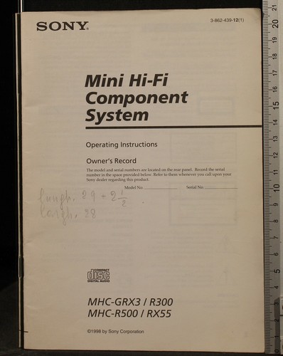 Mini comonent system - hi-fi,
