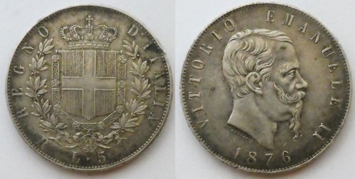 Vittorio emanuele 5 lire - vittorio,