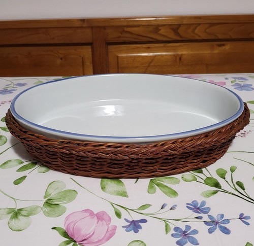 Teglia pirofila ovale in - pirofila,