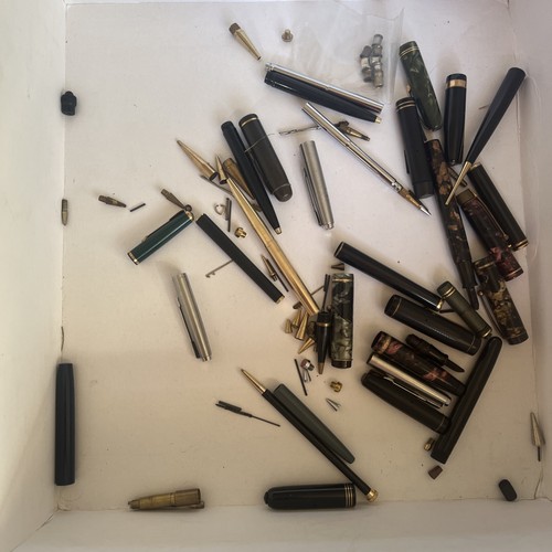 Job lot vintage pen parts - lot, of