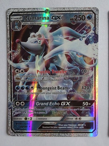 Carta pokémon primarina gx - carta, -primarina