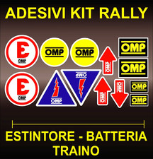 Adesivi Sticker OMP KIT RALLY | SPARCO SABELT WRC TOYOTA RENAULT FORD