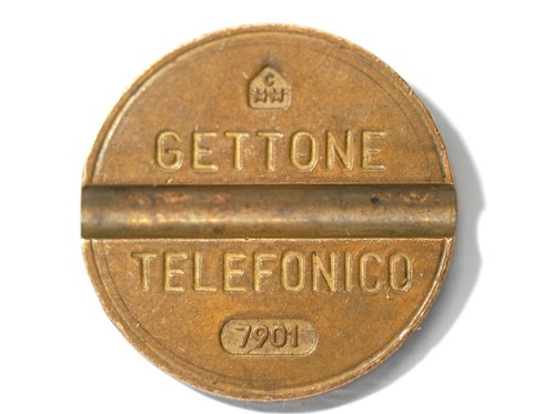 Gettone telefonico logo - gettone,