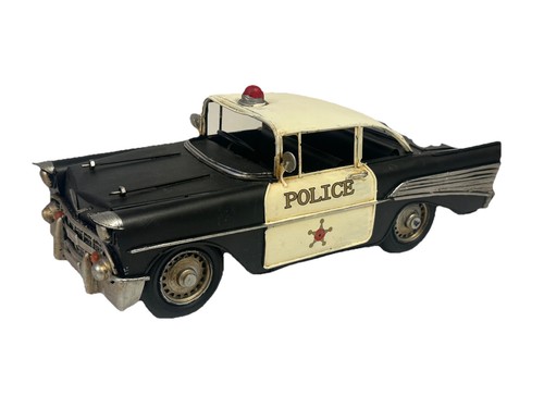 Modellino retrò auto polizia