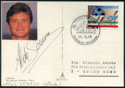 1989 autografo originale aldo - originale,