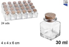 24 Barattolini In Vetro 30 ml