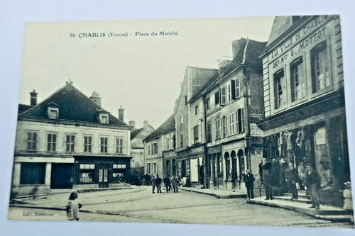 Chablis piazza del mercato - piazza,