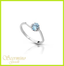 ANELLO IN ORO BIANCO 18K CON