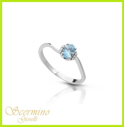 Anello oro bianco 18k - in,