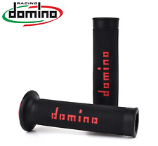 MANOPOLE DOMINO A010 MOTO SCOOTER STRADALI Nero Rosso ON ROAD RACING Forate