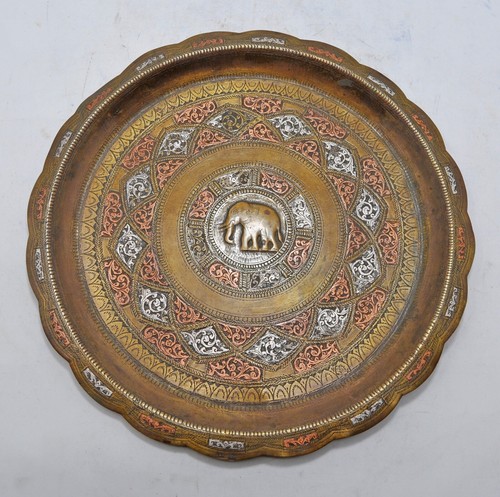 Ottone anticato rotondo - ottone,
