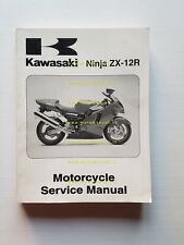 Kawasaki Ninja ZX-12 R 2000 manuale officina originale inglese