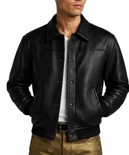 Giubbotto bomber uomo nero