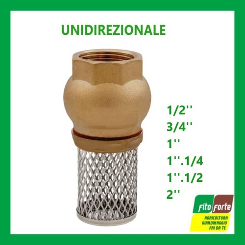 Valvola fondo ottone - di,