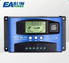 Regolatore Di Carica Solare MpPT 40A Display Lcd Doppio Usb 12V/24V...