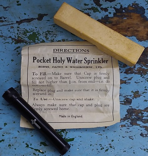 Vintage pocket holy water - vintage,