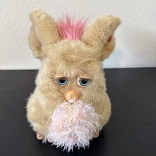  Hasbro Tiger Electronics Furby 2005 sabbia marrone rosa pancia EmotoTronic 