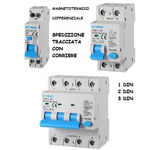 Interruttore magnetotermico - interruttore,