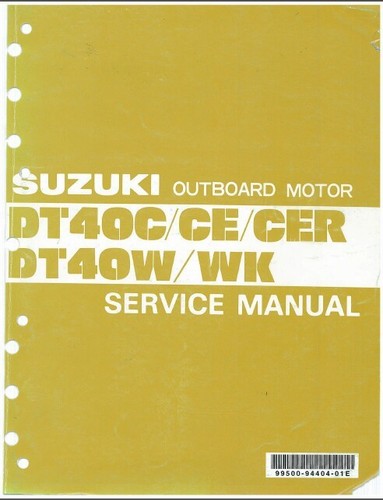 Suzuki dt40c dt40ce - 84-98,