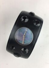 Orologio Extè Donna 31 mm Acciaio Bracciale Rigido Nero Strass Quarzo Solo Tempo