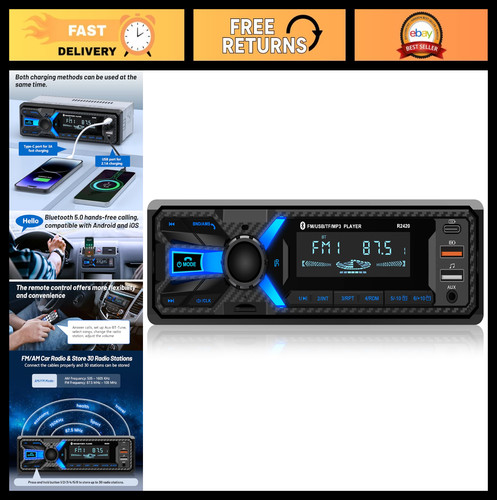 Autoradio bluetooth singolo - autoradio, bluetooth,