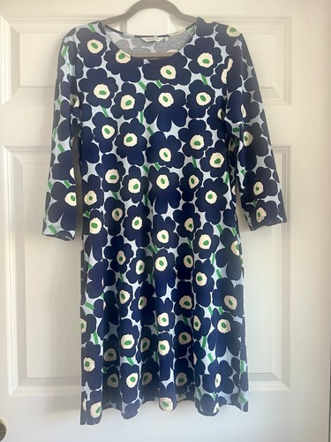 Abito marimekko navy unikko - abito,