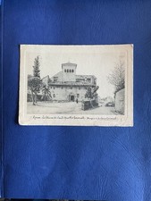 CARTOLINA  ROMA - CHIESA DEI SANTI QUATTRO CORONATI -DISEGNO A. CARBONATI- 1956