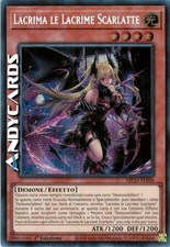 LACRIMA LE LACRIME SCARLATTE • Segreta Prismatica • MP25 IT100 • 1Ed • Yugioh!