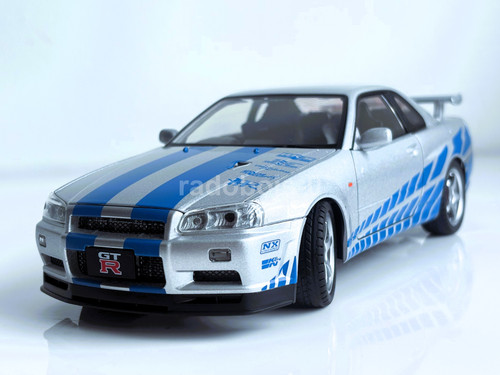 Nissan gtr r34 - 1:18,