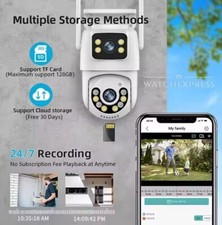 DOPPIA TELECAMERA IP CAM PTZ