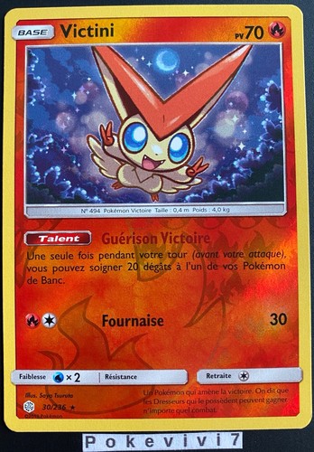 Carte pokemon victini 236 - carte, 30/236