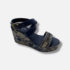 Scarpe sandalo donna Dior blu