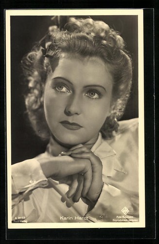 Cartolina attrice karin hardt - cartolina,