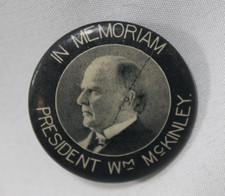 1901 McKinley Memorial Button