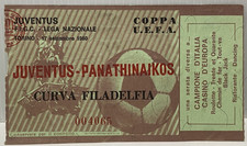BIGLIETTO TICKET JUVENTUS