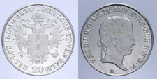 20 KREUZER 1843 FERDINANDO I REGNO LOMBARDO VENETO