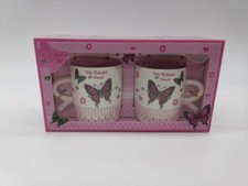 x Set 2 Tazze Da Colazione Con