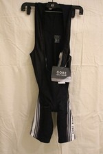 Gore Bike Wear Element Razor Bibshorts Uomo MEDIA Nero/Bianco 990108 NUOVO