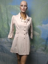 Giacca Trench Violanti Da Donna Impermeabile Fodera Leggera Tg 40/S Beige