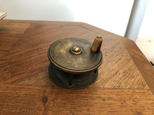 Rare ancien moulinet bronze - rare,