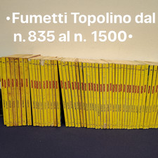 Fumetti Topolino dal n. 835 al