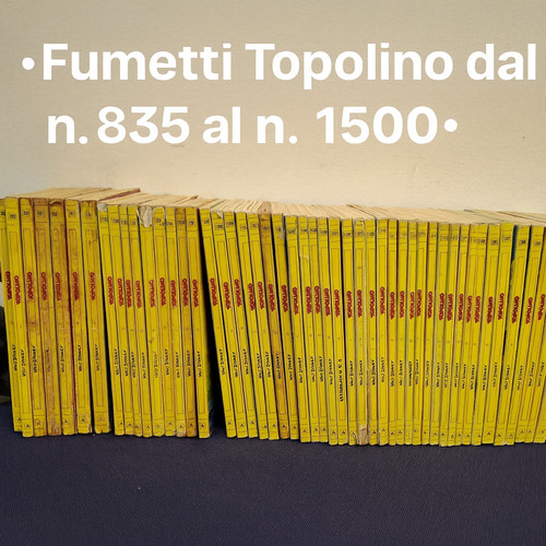 Fumetti topolino dal 835 al - dal, n.