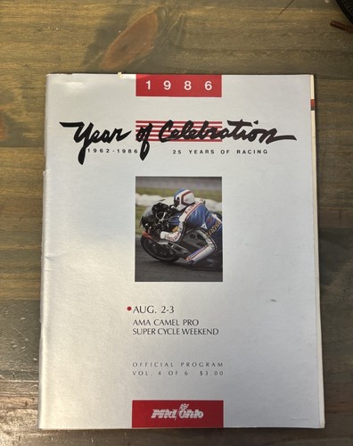 Vintage 1986 program mid - 1986,