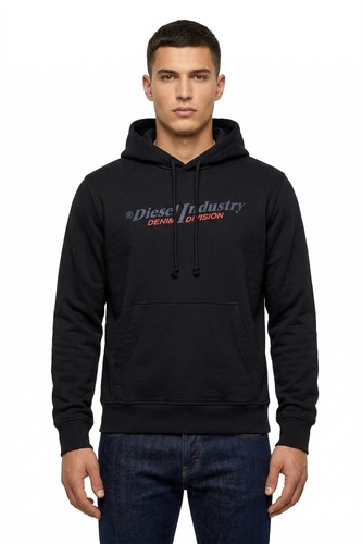 Diesel felpa uomo - uomo, nero