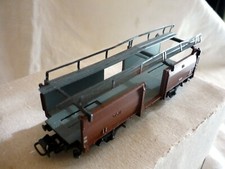Märklin H0 315/4 Trasportatore per auto di ferrovie dello Stato, metallo, vintage    