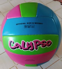 PALLONE BEACH VOLLEY PALLAVOLO CALYPSO USATO OFFICIAL SIZE & WEIGHT