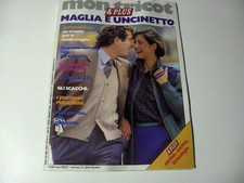 MON TRICOT & PLUS - MAGLIA E UNCINETTO AUTUNNO 1980 CAPPOTTI MODA MAGLIA 