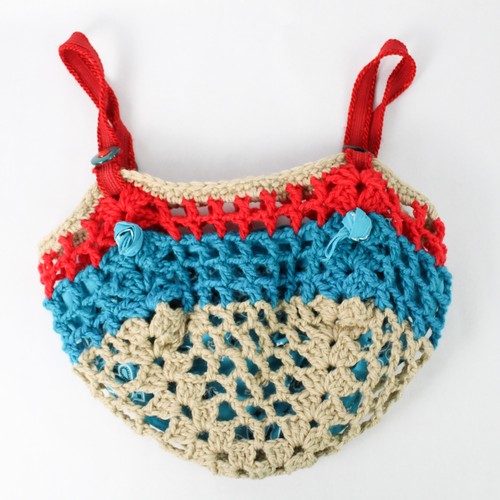 Handmade beige rossa - handmade, blu