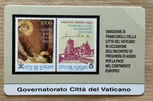 Scheda telefonica vaticano - telefonica, n^